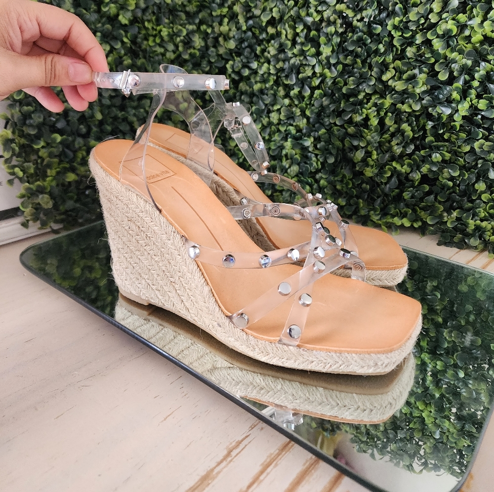 ✨️Dolce Vita Jelly Studded Strap espadrilles
